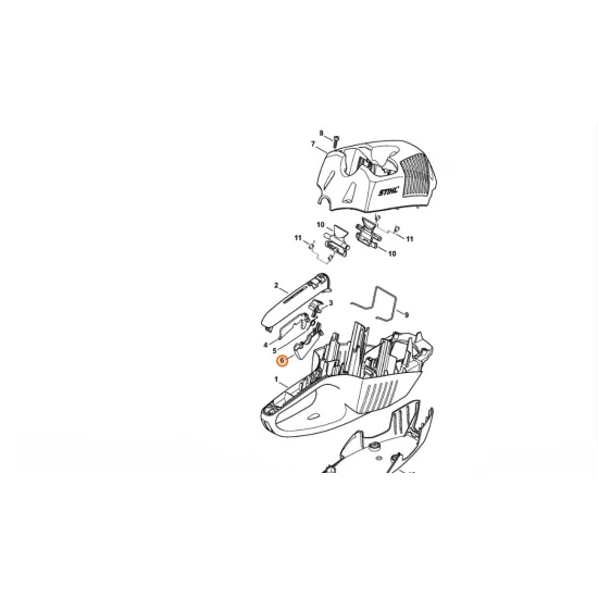 STIHL  Dźwignia przełącznika 4851 435 2401